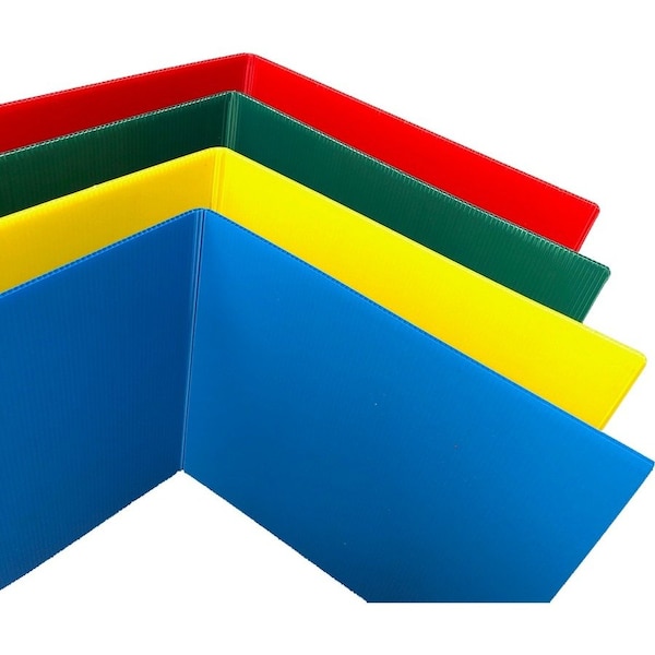 Flipside Study Carrel, 48"Wx1-1/10"Lx12"H, 12/PK, Assorted PK - FLP19279
