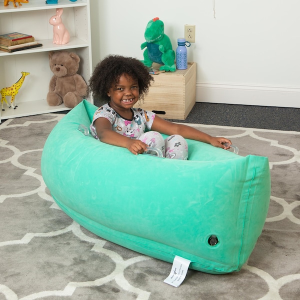 Bouncybands Comfy Peapod Inflatable Sensory Pod, 48in, Ages 3-6, Green - PD48GR