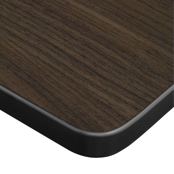 Regency Kobe Flip-Top Training Nesting Table W/ Modesty Panel, 72 in W, 30 in L, Neo Walnut - MKFTM7230NW