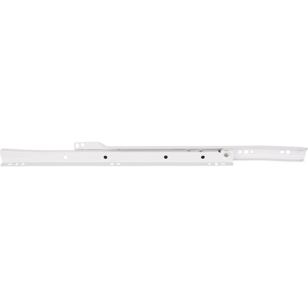 Hardware Resources 14" (350mm) Standard Duty Cream White Self-closing 3/4 Extension Side Mnt Epoxy Slide, Builder Pack - 5035