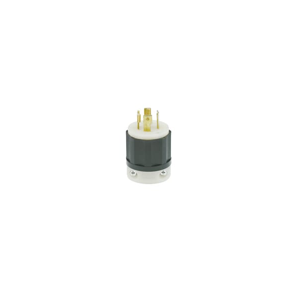 Enchufe de Bloqueo de 30A de Leviton 4P 5W 347/600V L23-30P Negro/Blanco - 2831.