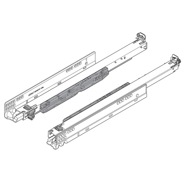 Heat Wave 24 in. Movento Drawer Slides, 155 lbs - HE1343449