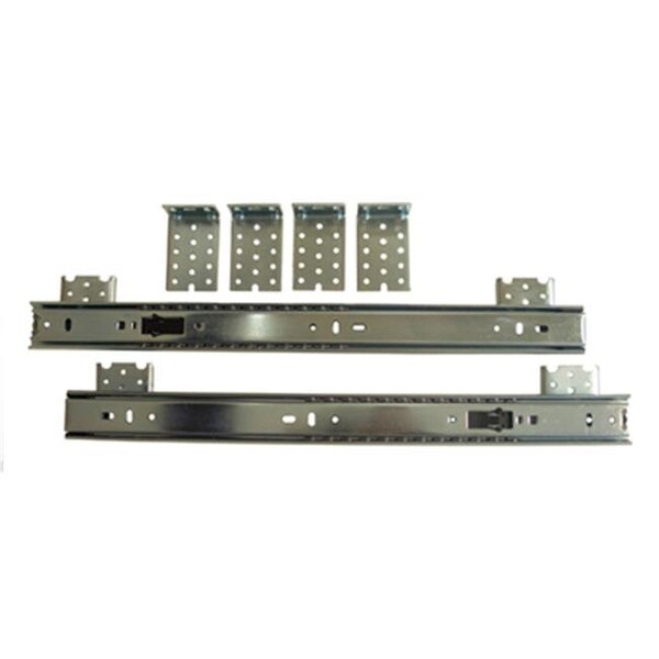 Fulterer Fulterer FR5060 .75 Extension Keyboard Slide Zinc 18 in. 1 Set does one drawer - FR 5060 18 ZC