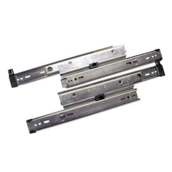 Dendesigns Knape &amp; Vogt 20 In. Full Extension 150 Lb. File Drawer Slides With Overtravel - Zinc - DE2585346