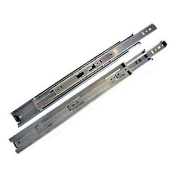 Dendesigns Knape &amp; Vogt 10 In. Full Extension With Overtravel Ball Bearing Slide - Anochrome - DE2251338