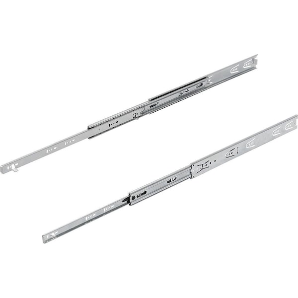 Kipp Telescopic Rail L=450 12, 7X50, Over Extension S=488, Fp=60, Steel Galvanized And Passivated, Surface - K1579.0450