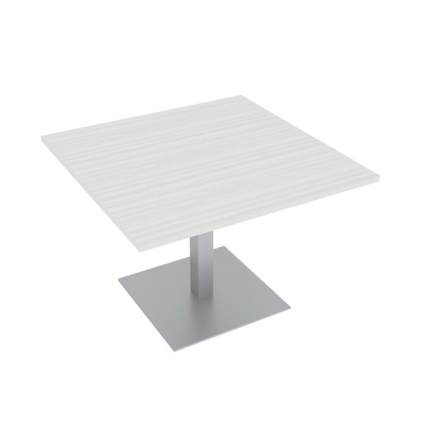 Skutchi Designs 45.25 in W, 45.25 in L, 29 in H, Engineered Wood Top, White - HAR-SQ-46-SQ-WC