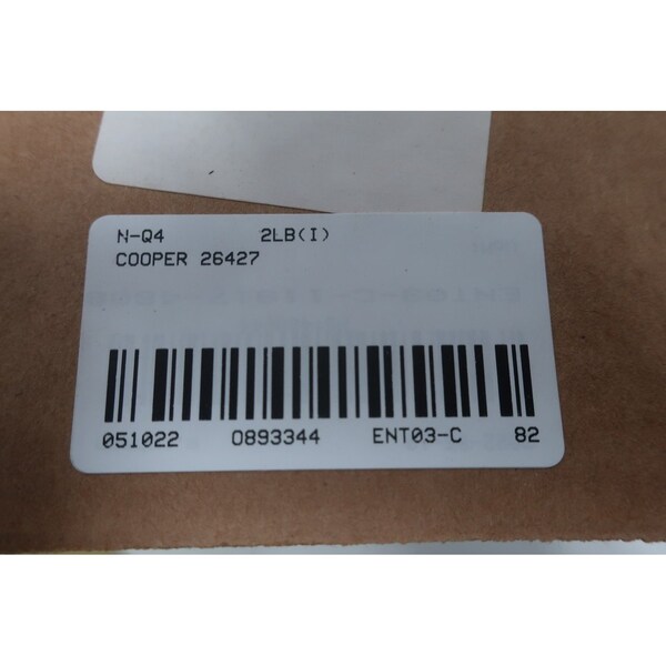 Bloque de alimentación Twist Power-Lock de Cooper Wiring 60A 600V-AC 4- 3P - 26427