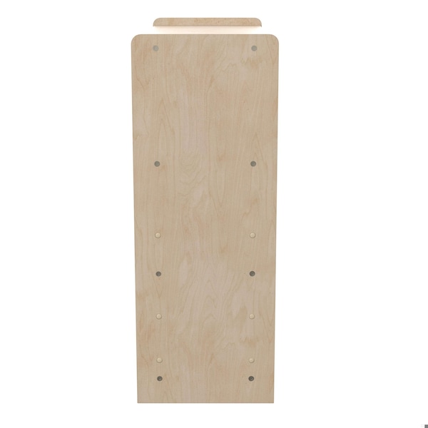 Flash Furniture Bright Beginnings Commercial Grade 8 Section Modular Wooden Classroom Open Storage Unit, Safe, Kid Friendly Design, Natural - MK-ME10513-GG