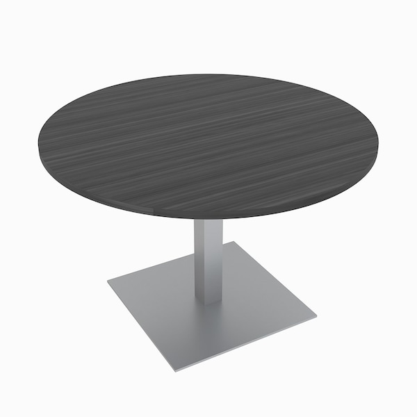 Skutchi Designs 42 in W, 42 in L, 29 in H, Engineered Wood Top, Grey - HAR-RD-42-SQ-AN