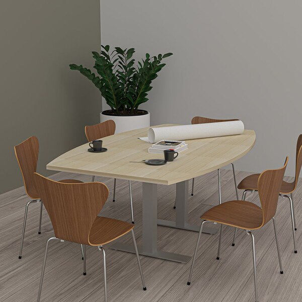 Skutchi Designs 45 in W, 71.5 in L, 29 in H, Engineered Wood Top, Grey - HAR-BOT-46X72-T-ELEC-XD01