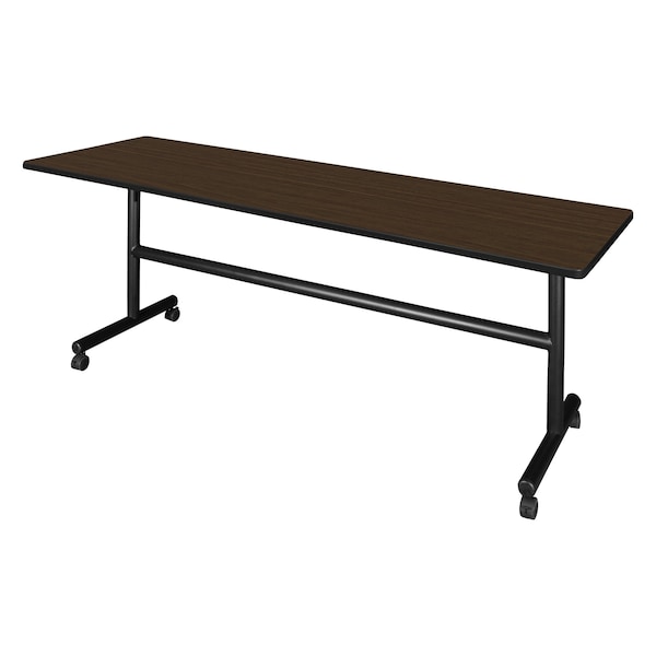 Regency Kobe Flip-Top Training Nesting Table, 84 in W, 24 in L, Neo Walnut - MKFT8424NW