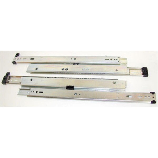 Dendesigns 20 In. Full Extension 175 Lb. Drawer Slides For Up To 42 In. Lateral Files - Anochrome - DE2585348