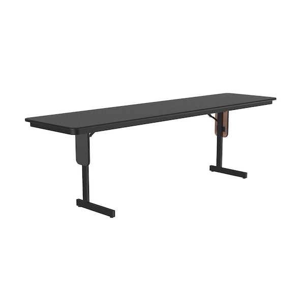 Correll Rectangle Panel Leg Folding Seminar Training Table, 24" W, 96" L, 29" H, High Pressure Laminate Top - SP2496PX-07