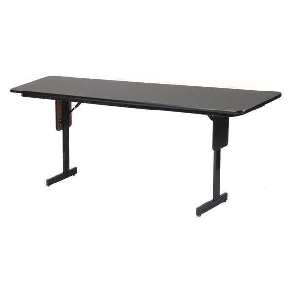 Correll Rectangle Panel Leg Folding Seminar Training Table, 24" W, 96" L, 29" H, High Pressure Laminate Top - SP2496PX-07