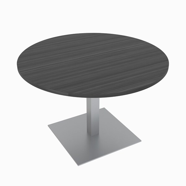 Skutchi Designs 45.25 in W, 45.25 in L, 29 in H, Engineered Wood Top, Grey - HAR-RD-46-SQ-AN