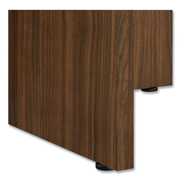 Alera Round Tables, 29.5" H, Woodgrain Laminate Top, Modern Walnut - ALEVA7142WA