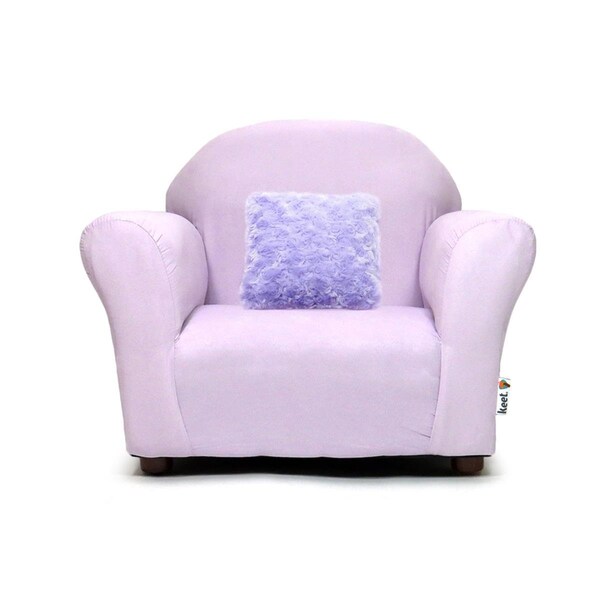 Kd Gabinete Plush  Children's Chair Lavander, with accent pillow - KD2581407