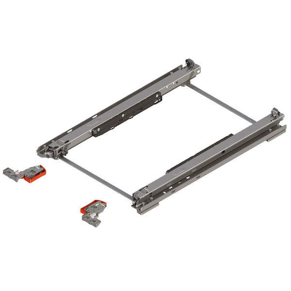 Blum 15in W Minimum Opening Movento Waste/Recycle Slide With Locking Devices -132 Lbs Weight Rating, PR - 769R5337SD