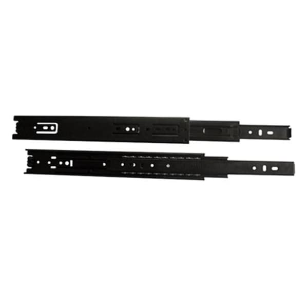 Fulterer Fulterer FR5043 Full Extension Slide Black 20 in. 1 Set does one drawer - FR 5043 20 BLK