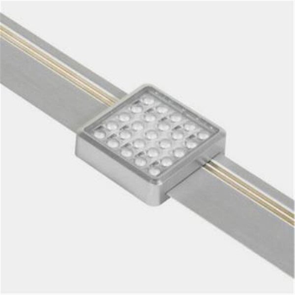 Gorgeousglow Square Orionis Single Slides on Orionis Track- Silver Finish - GO3014393