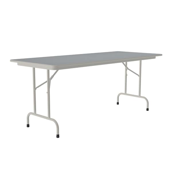 Correll Rectangle Commerical Folding Utility Table, 30" W, 72" L, 29" H, High Pressure Laminate Top - CF3072PX-15