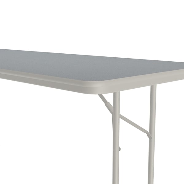 Correll Rectangle Commerical Folding Utility Table, 30" W, 72" L, 29" H, High Pressure Laminate Top - CF3072PX-15