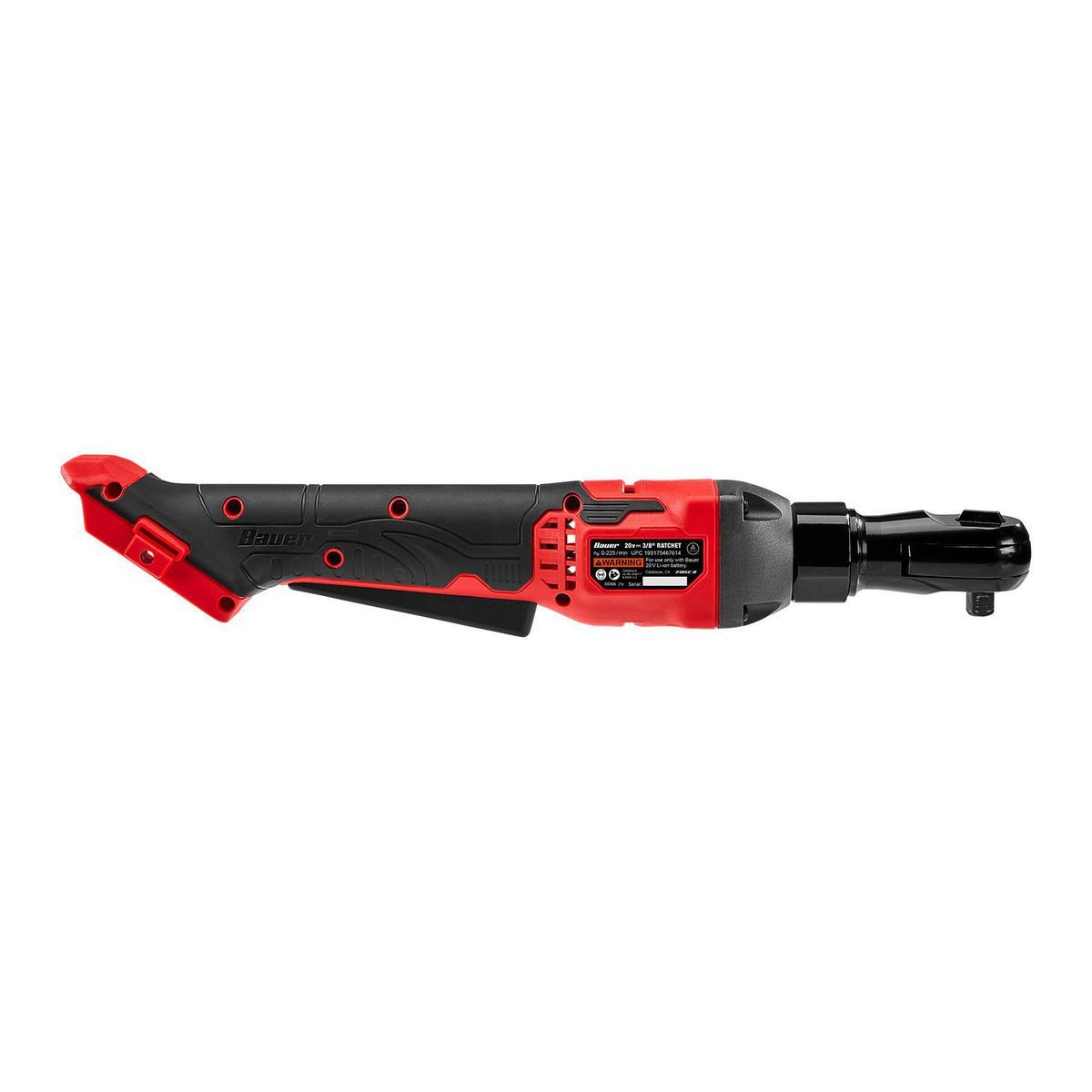 Bauer 20V Inalámbrico, Trinquete de 3/8 pulgadas - Herramienta Únicamente - 59366