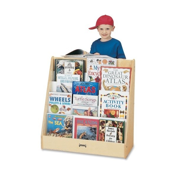 Jonti-Craft JontiCraft 3514JC, PICK-A-BOOK STAND WISH FLUSH BACK, 30W X 13.5D X 27.5H, BIRCH - JNT3514JC