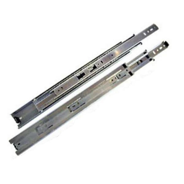Dendesigns Knape &amp; Vogt 12 In. Full Extension With Overtravel Ball Bearing Slide - Anochrome - DE2585298