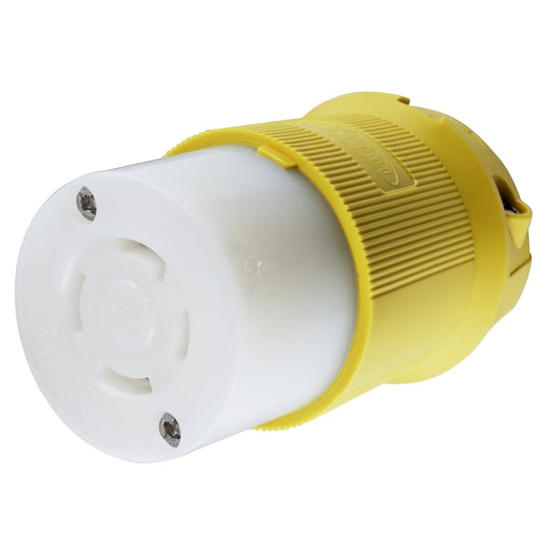 Conector de bloqueo Hubbell Wiring Device-Kellems, CM, 30A 3PH 250V L15-30R - HBL27CM23