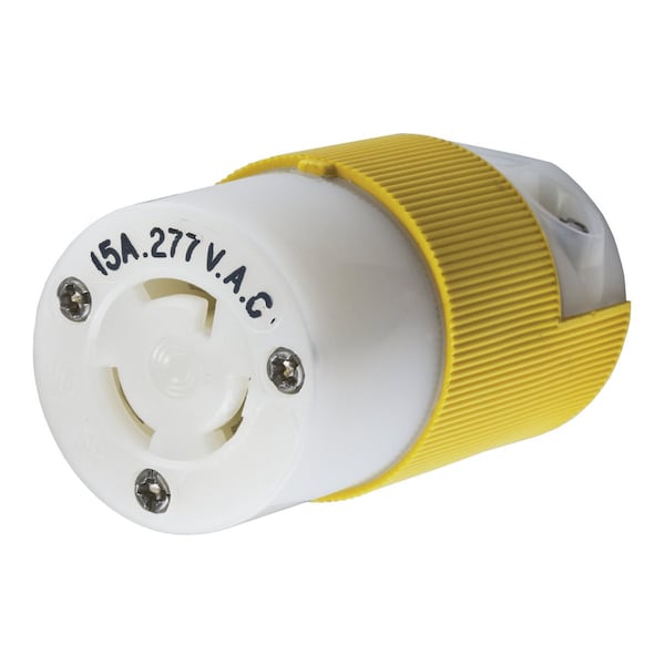 Conector de bloqueo, CM, 15A 277V L7-15R - HBL47CM79C de Hubbell Wiring Device-Kellems