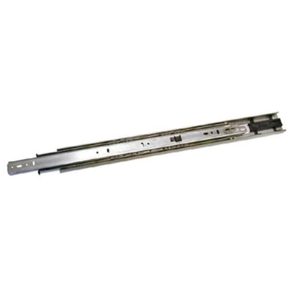 Dendesigns Knape &amp; Vogt 22 In. Self-Closing Full Extension With Overtravel Drawer Slide - Anochrome - DE2585327