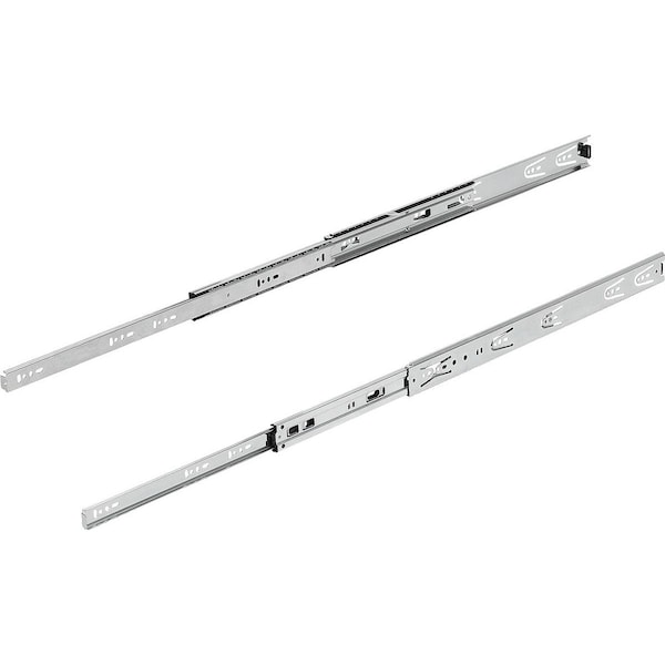 Kipp Telescopic Rail L=500 12, 7X45, Full Extension S=500, Fp=30, Steel Galvanized And Passivated, Side - K1569.0500