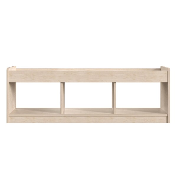 Flash Furniture Bright Beginnings Commercial Modular Wooden Classroom 2 Sided, 3 Section, Natural - MK-KE24596-GG