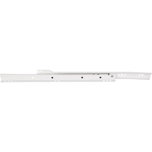Hardware Resources 18" (450 mm) Economy Cream White Self-closing 3/4 extension Side Mount Epoxy Slide - Builder Pack - 2045