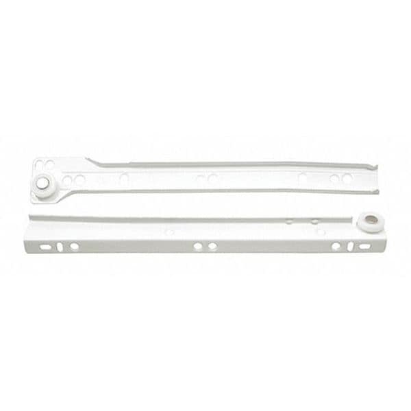 Zoro Select Drawer Slide, 22" L, Steel Plated, PR - 45-581-22