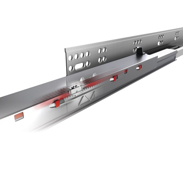 Hardware Resources 21" Synchronized Heavy Duty DURA-CLOSE Soft-close 100 lb Full Extension Undermount Slides - USE58-500-21