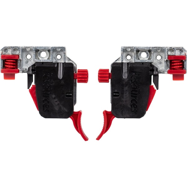Hardware Resources 4-way Heavy Duty Adjustable Clip with Zinc Base for USE58-500 Series Synchronized Undermount Slides - USCLIP500-2-4WZ