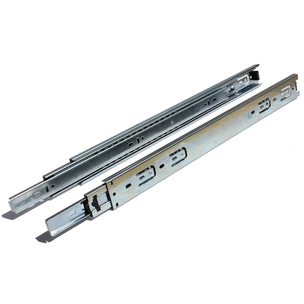 Gliderite Hardware 10 in. Side Mount 100 lb. 1 in. Over-Travel Drawer Slide - 1070 - 1070-1