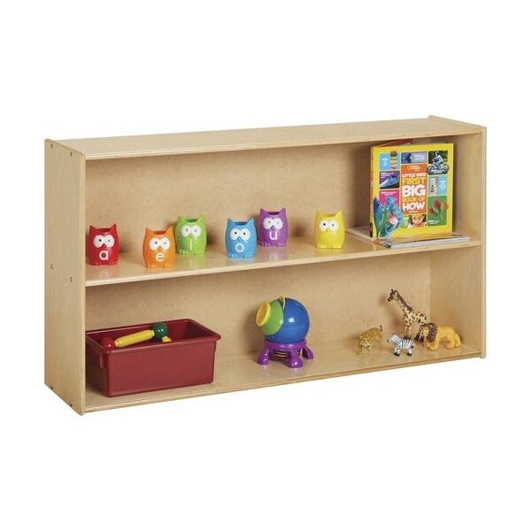 Jonti-Craft Storage Unit, 2-Shelf, Undivided, 48inx12inx26-1/2in, Baltic - JNT7025YT
