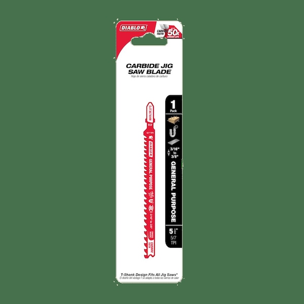 Diablo Carbide Teeth Jig Saw Blades Deliver Xtr - DJT367XHM