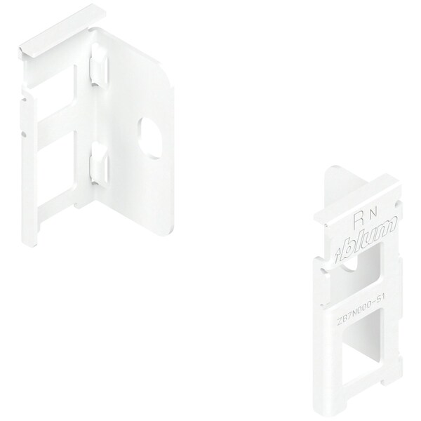 Blum Legrabox Series N Height Rear Fixing Bracket for Silk White, PR - ZB7N000S