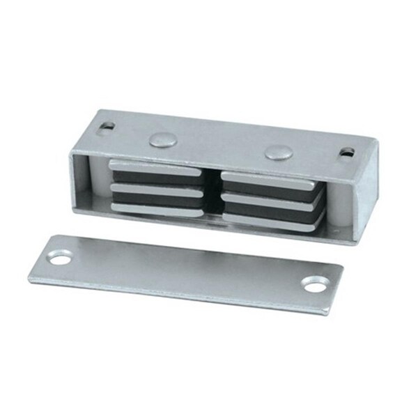 Patioplus 3.12 x 1 x 0.75 in. Magnetic Catch, Satin Chrome, Steel - PA696627