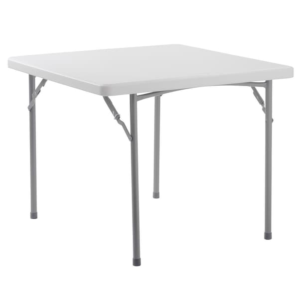 Betterbeds 36 x 36 in. Square Heavy Duty Folding Table, Speckled Gray - BE2623789
