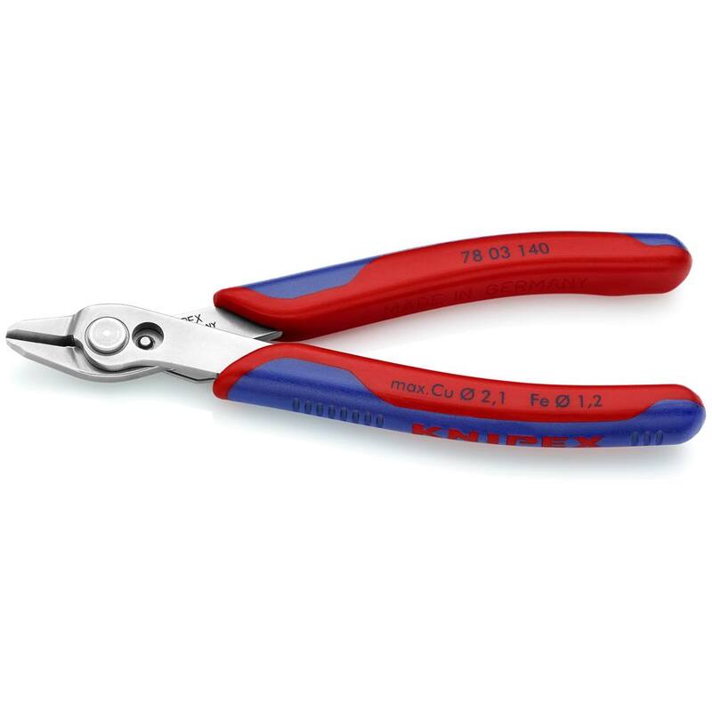 Pinza Super Knips XL para electrónica de 5-1/2 pulgadas con mangos de agarre cómodo - 78 03 140