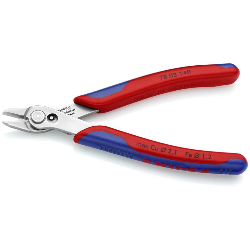 Pinza Super Knips XL para electrónica de 5-1/2 pulgadas con mangos de agarre cómodo - 78 03 140