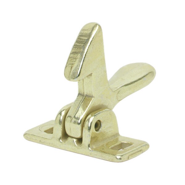 H.B. Ives Schlage 1.4 in. H X 0.6 in. W X 0.9 in. D Brass-Plated Aluminum Elbow Catch - SP2A3
