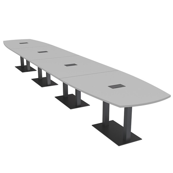 Skutchi Designs Arc Boat 45 in W, 264 in L, Grey - HAR-ABOT-48X264-DOU.BK-U779-EBLK