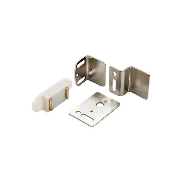 Amerock Amerock 3/4 in. W X 1-15/16 in. L White Plastic Magnetic Catch 1 pk - BP97653W